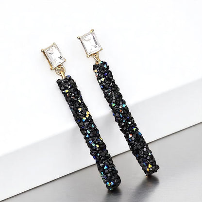Sparkle & Dazzle Rhinestone Dangle Earrings ✨
