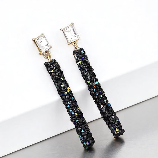 Sparkle & Dazzle Rhinestone Dangle Earrings ✨