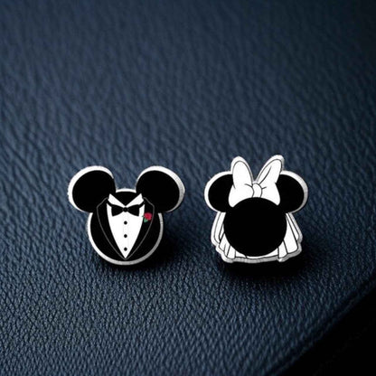 Celebrate Your Love with Our Wedding Mouse Ear Studs!💍