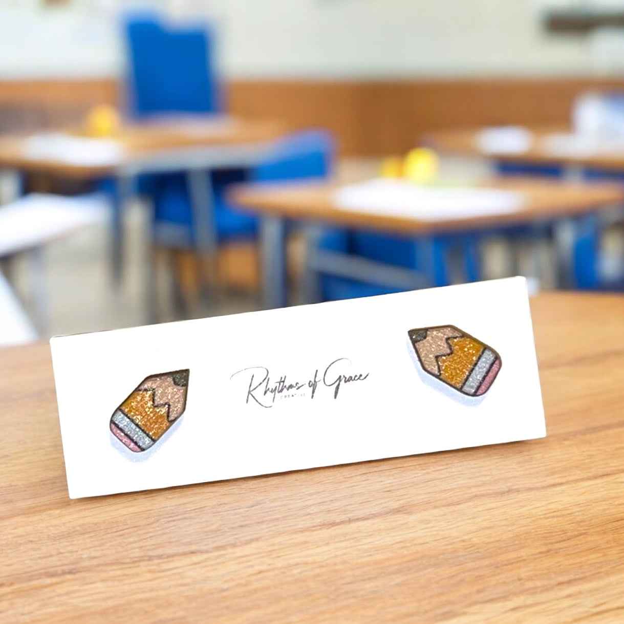 Pencil Me In: A+ Teacher Earrings That Write Style!