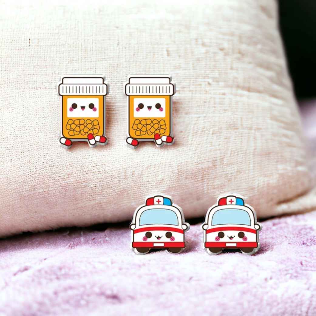 Medical Staff Studs - Be the Hero in Style!