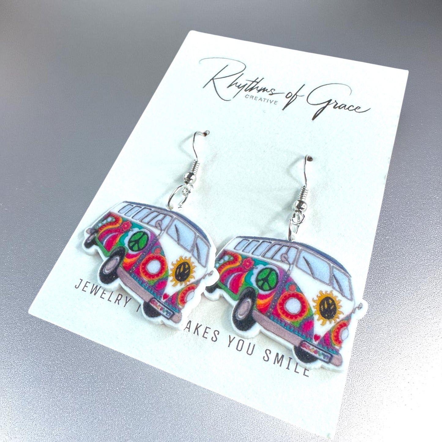Peace, Love & Volkswagen: Dangle Earrings for the Ultimate Free Spirit!