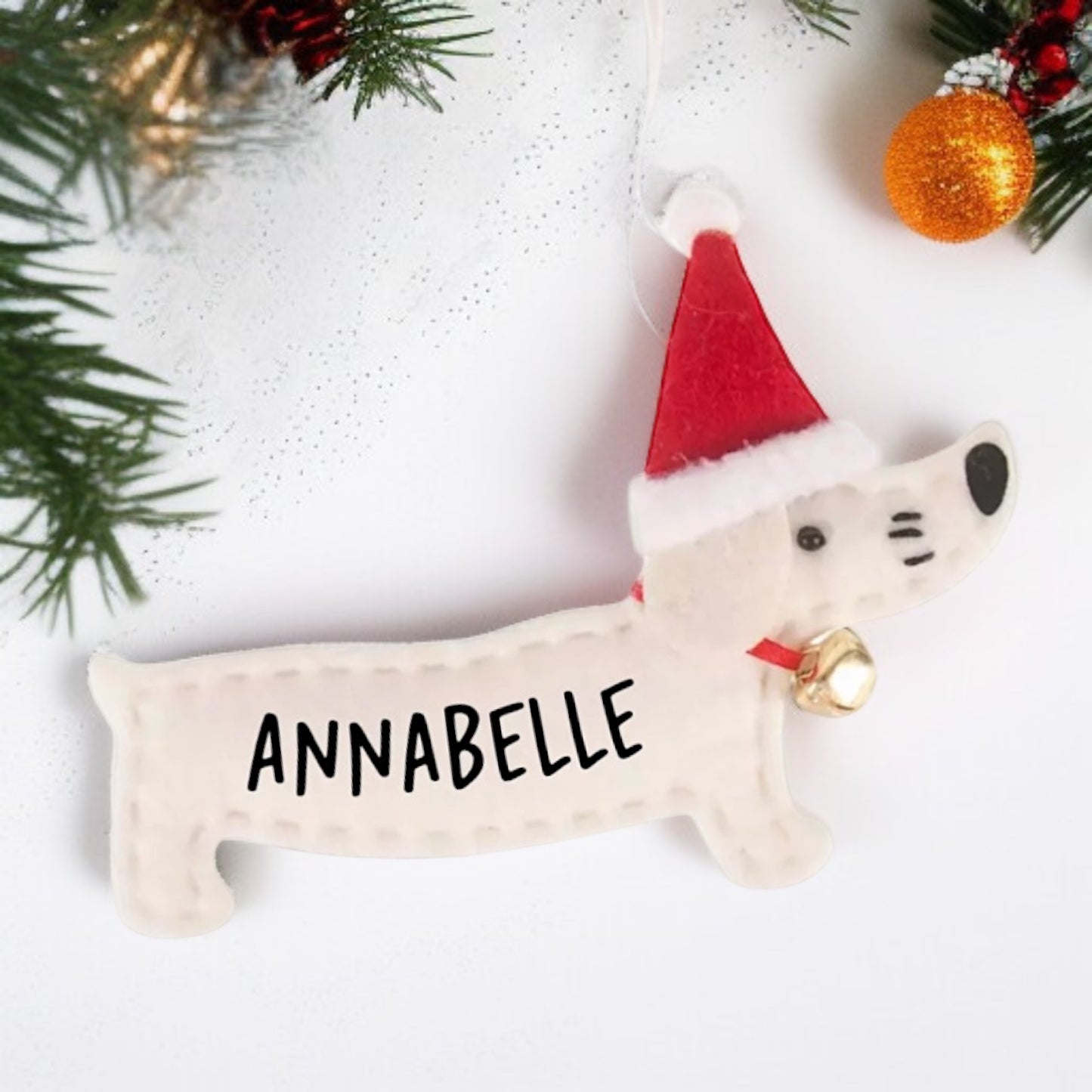 Furry Festivities: Custom Felt Dog Ornaments for Tail-Wagging Holiday Cheer!