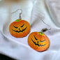 Halloween Earrings - Halloween Accessories, Witch Earrings, Not So Scary, Pumpkin Earrings, Scream Ghost - Rhythms of Grace Creative