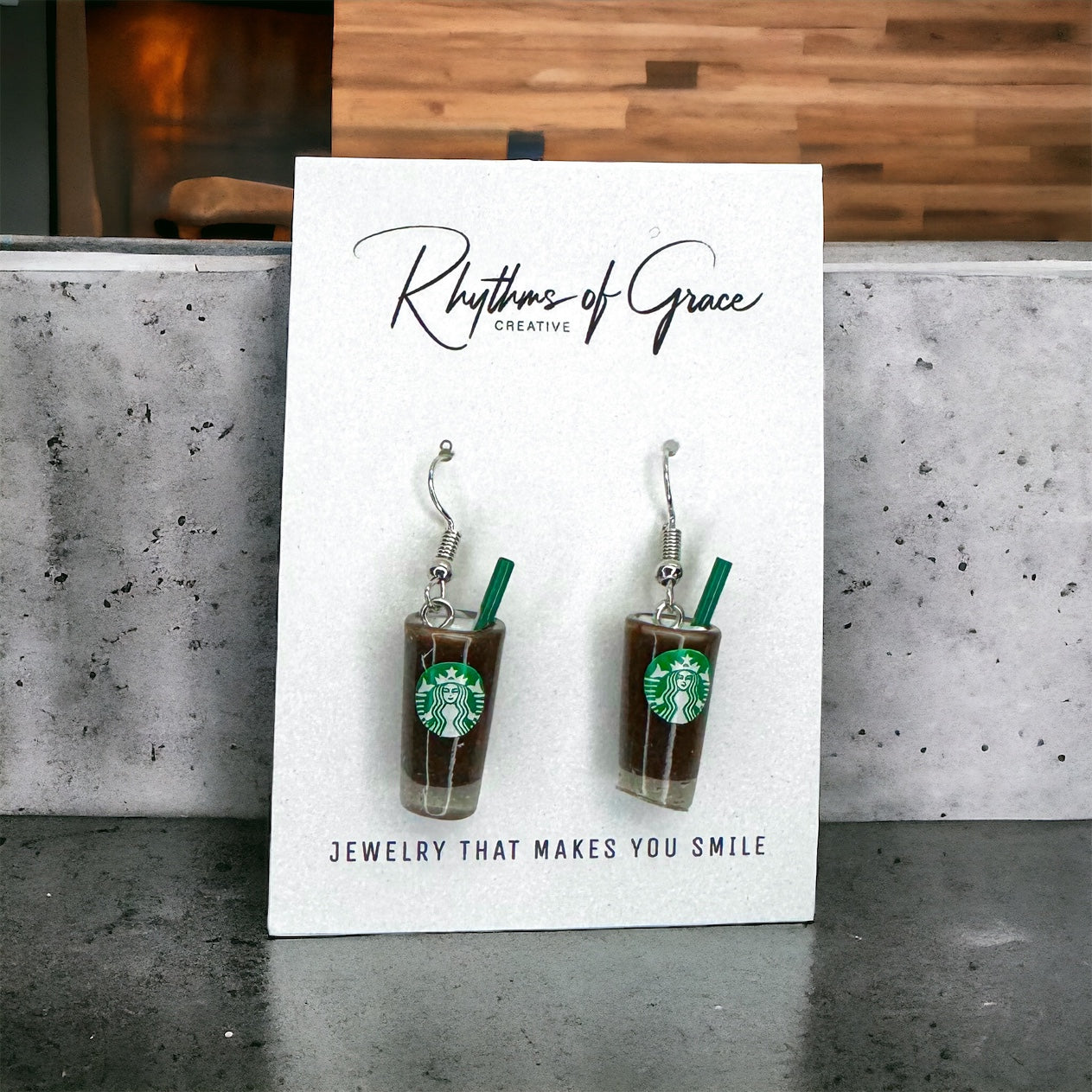 Buzzing with Style: Iced Coffee Earrings for Caffeine Lovers!