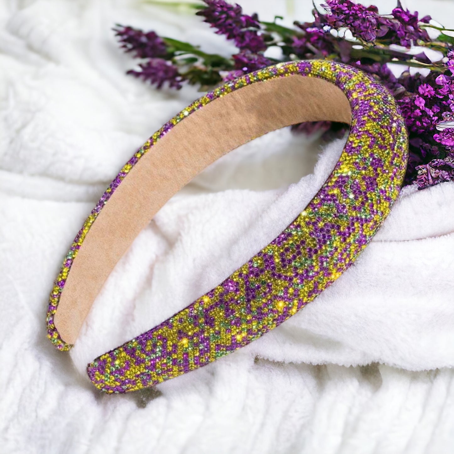 Sparkle & Shine: Dazzle in Our Mardi Gras Headband!
