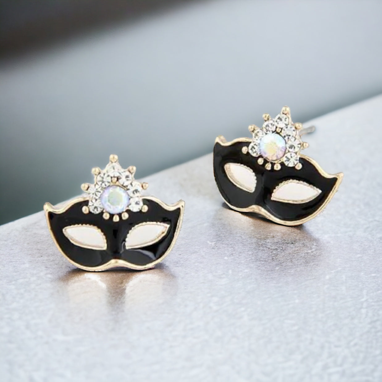 Mystical Masquerade Mask Earrings – Unveil the Mystery!