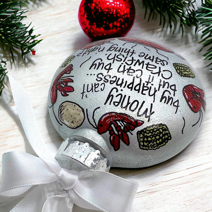 Cajun Christmas Cheer: Crawfish & Happiness Ornament! - Rhythms of Grace Creative