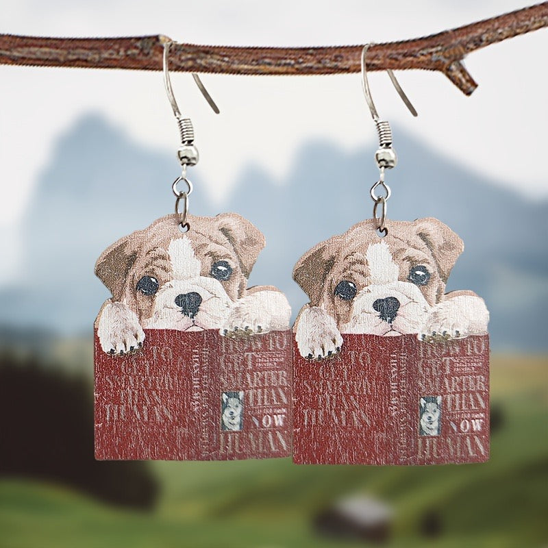 Back to School Animal Teacher Earrings – Cat, Dog, Sloth & Grad Designs | Fun Teacher Accessories - Rhythms of Grace Creative