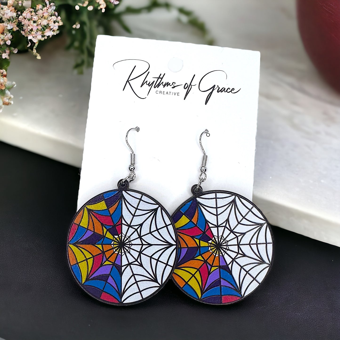 Spooktacular Wednesday Addams Dangle Earrings: Embrace Your Dark Side!