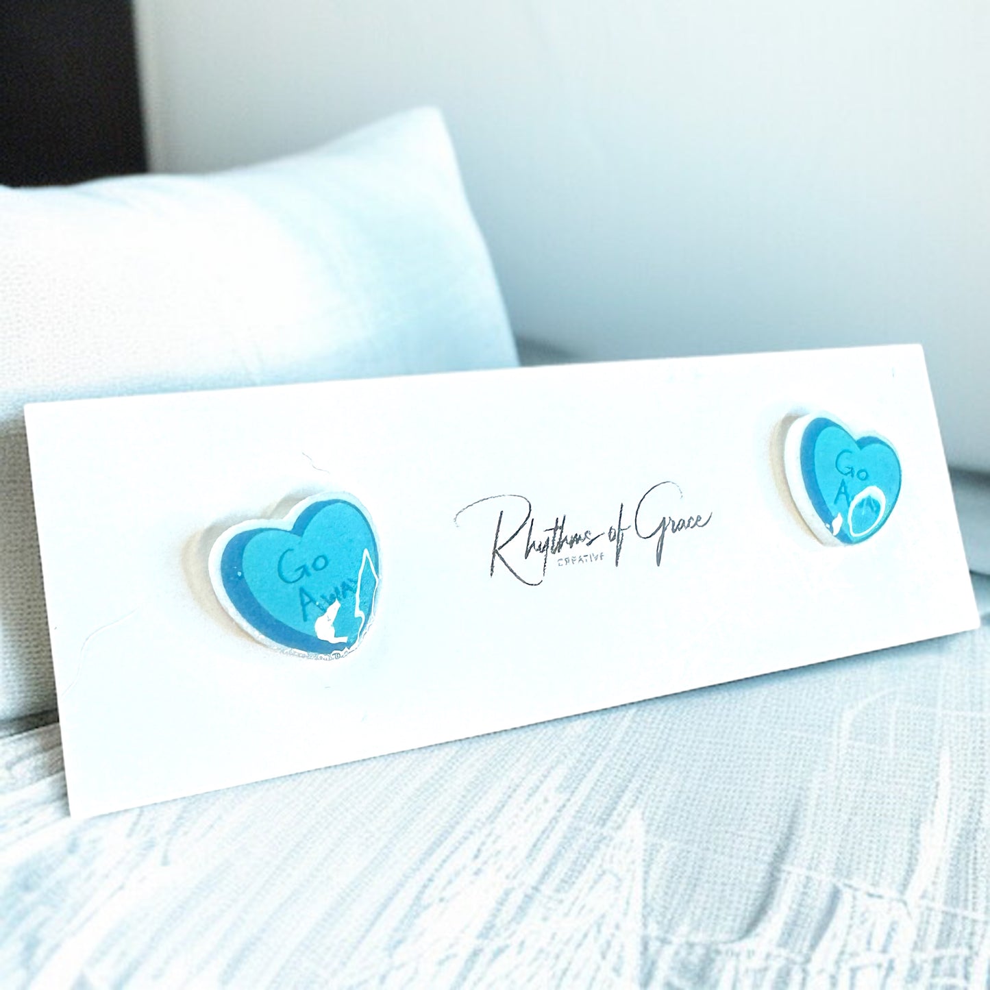Sweet & Sassy Candy Heart Stud Earrings – Spice Up Your Look! 💖
