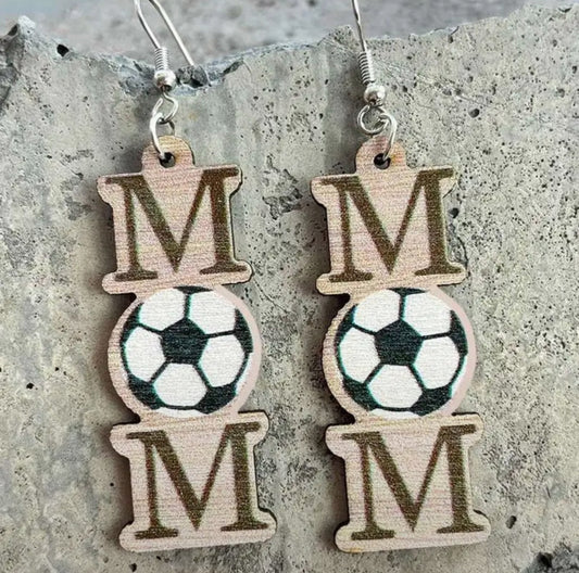 Score Big with Our Soccer Moms Dangle Earrings!