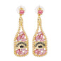 Pop the Bubbly with Champagne Earrings – Sparkle & Shine!