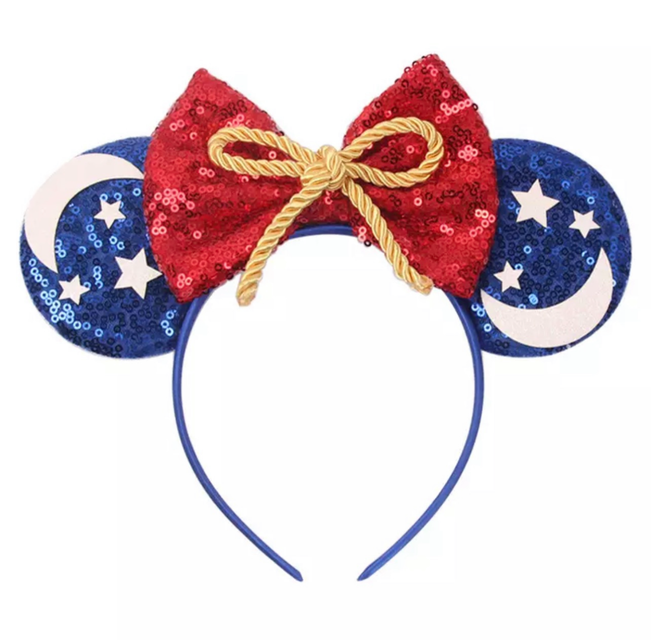 Patriotic Mouse Ears - Red White & Blue, Stars and Stripes - 6 Styles