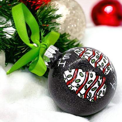 Christmas Ornament - "I'm Back, Bitches!" - Personalized, Christmas Tree Snack Cakes, Funny Ornament