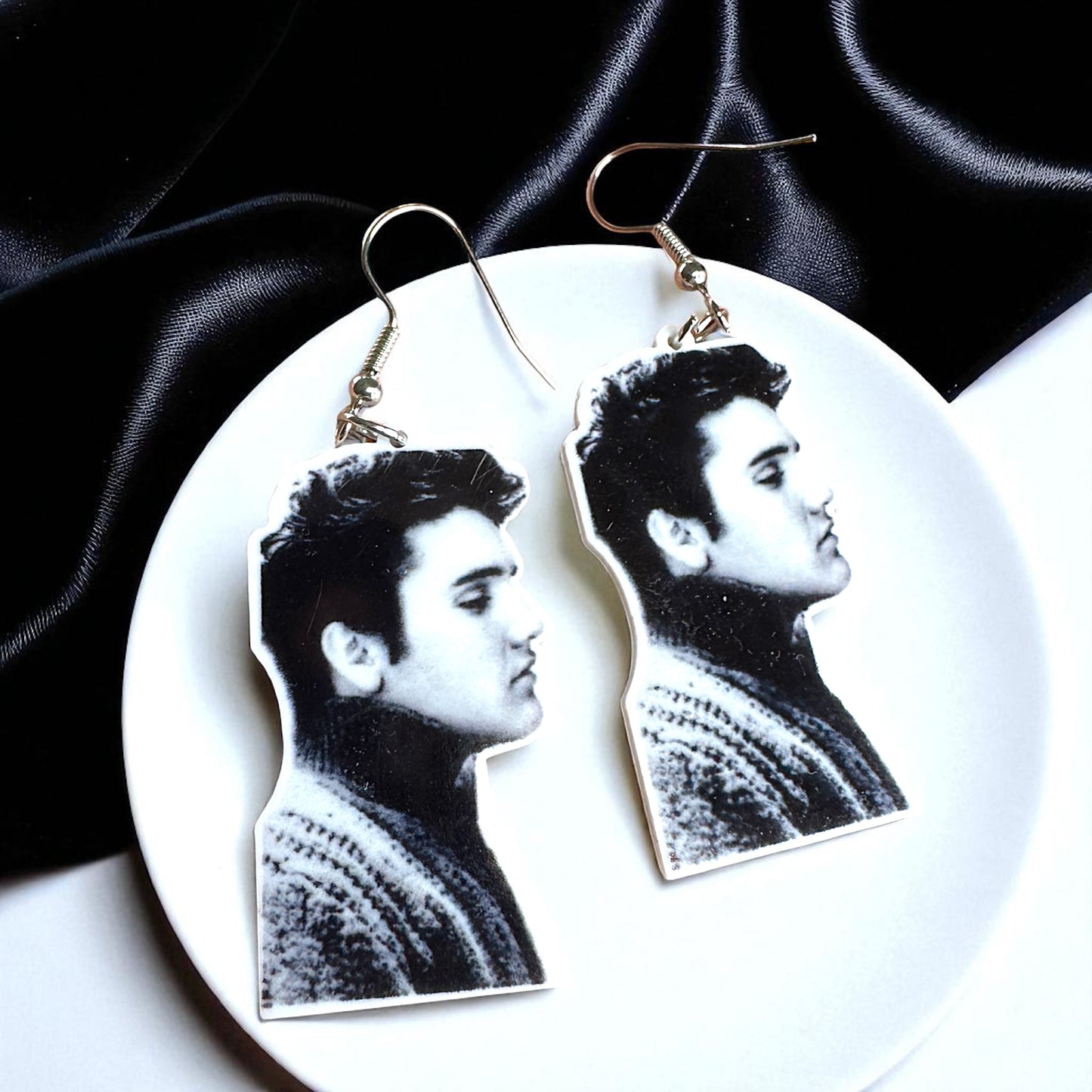 Rock Your Style: Elvis Presley Dangle Earrings - 12 Iconic Designs! 🎸