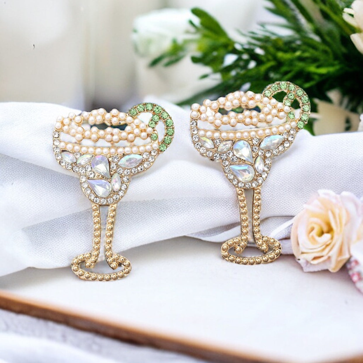 Fiesta Flair: Dazzling Margarita Earrings for Every Celebration!