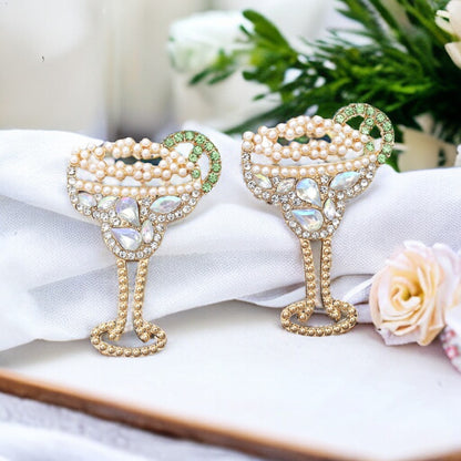 Fiesta Flair: Dazzling Margarita Earrings for Every Celebration!