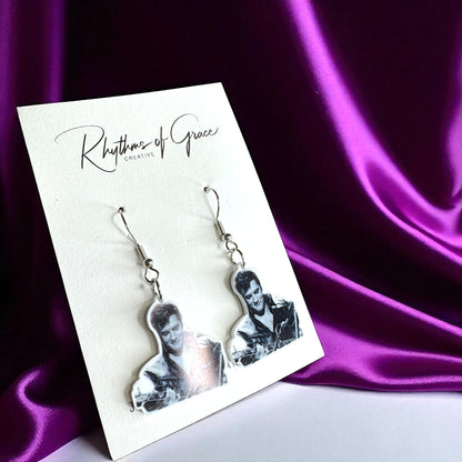 Rock Your Style: Elvis Presley Dangle Earrings - 12 Iconic Designs! 🎸
