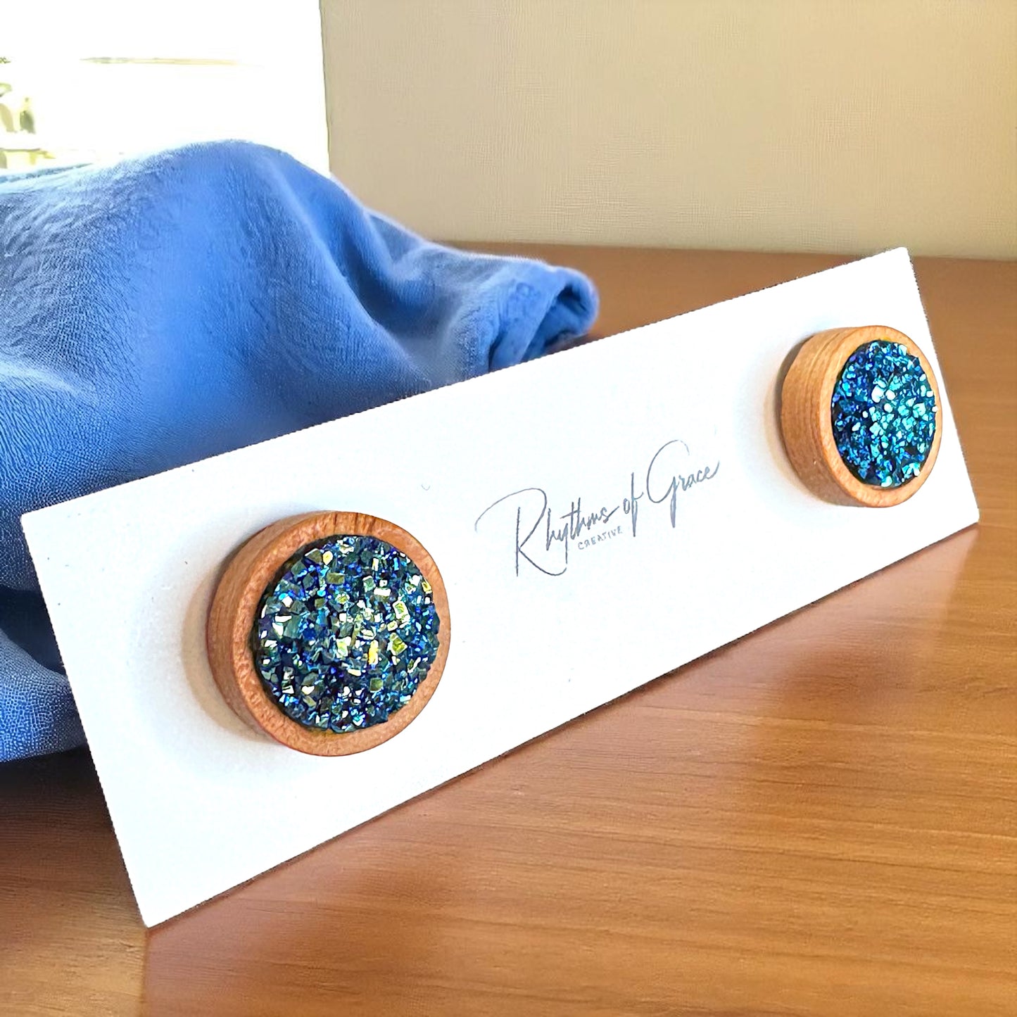 Sparkle & Shine: Faux Druzy Stud Earrings! ✨