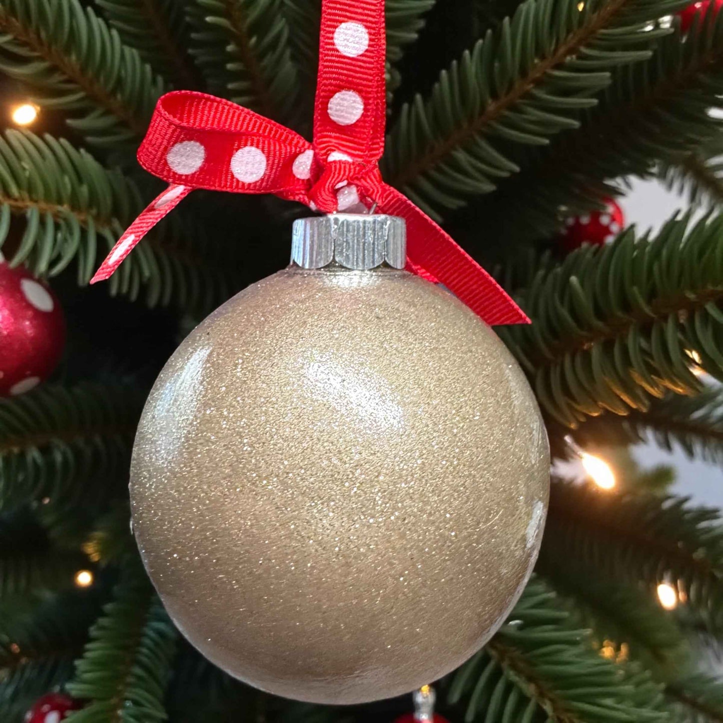 Fetch the Festivities: Nice? Naughty? PAWSOME! Dog Lover Ornament!