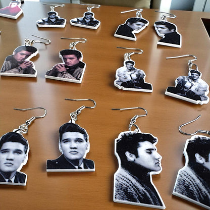 Rock Your Style: Elvis Presley Dangle Earrings - 12 Iconic Designs! 🎸