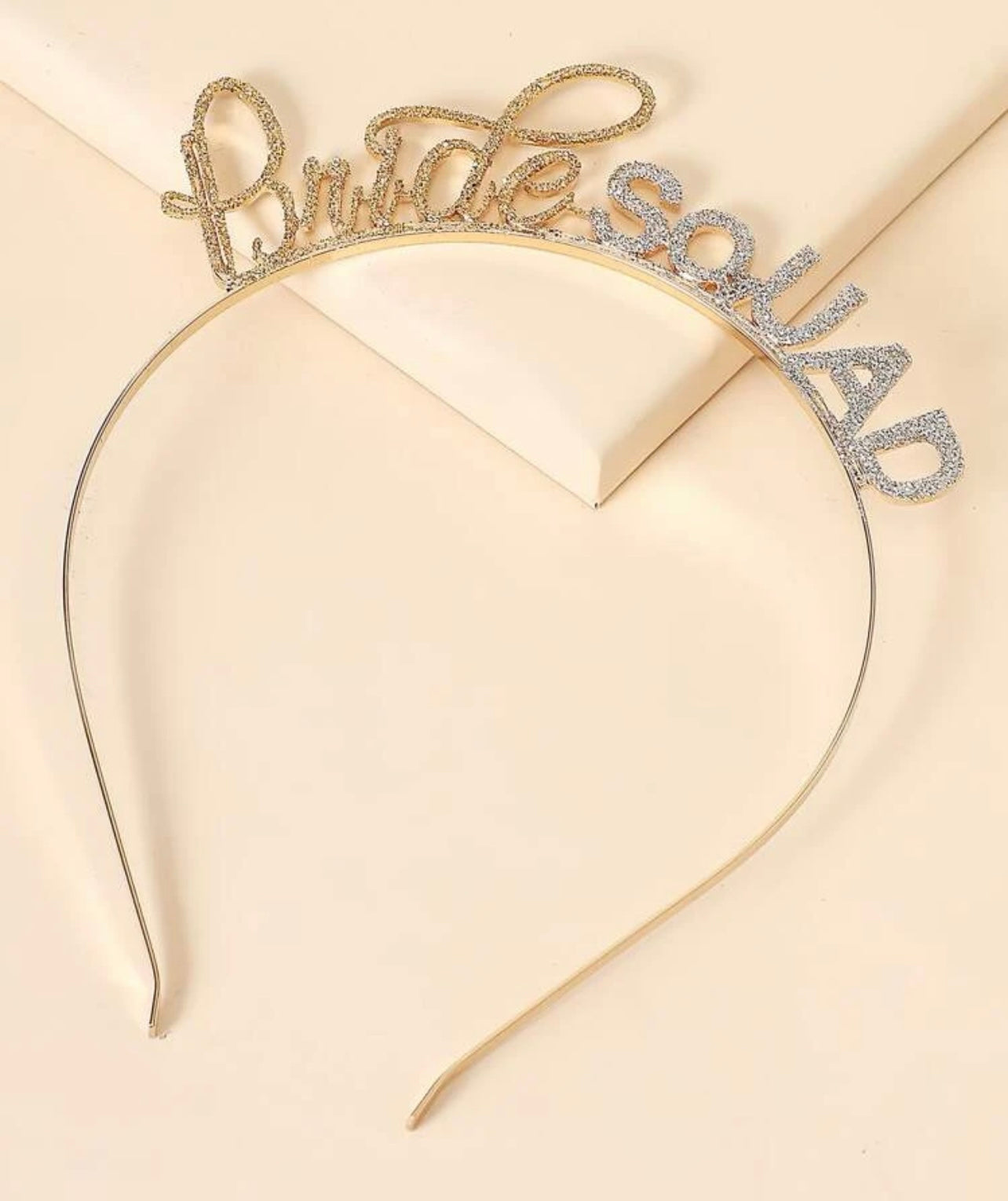Bride Squad Headband - Bridal Shower Headband, Bride Headpiece, Bachelorette Headpiece, Bachelorette Party, Bridal Shower - Rhythms of Grace Creative