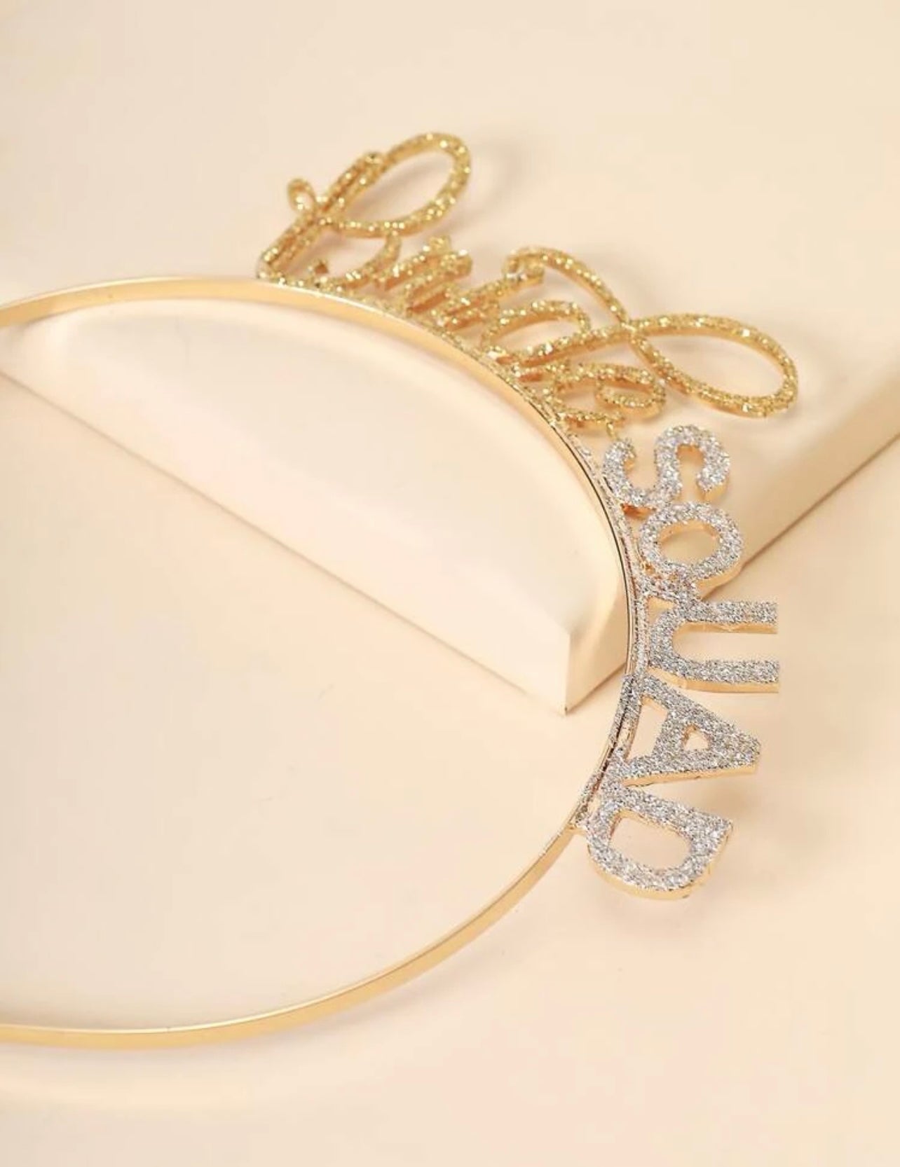 Bride Squad Headband - Bridal Shower Headband, Bride Headpiece, Bachelorette Headpiece, Bachelorette Party, Bridal Shower - Rhythms of Grace Creative