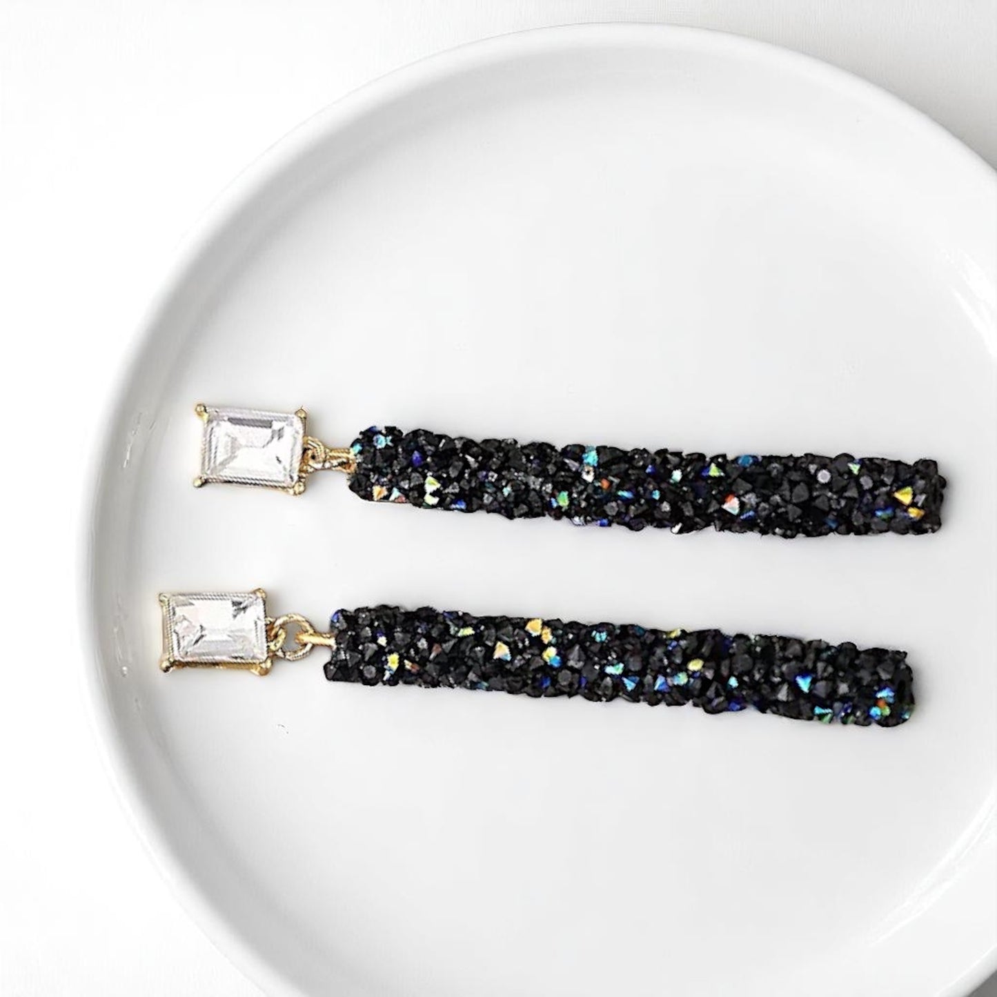 Sparkle & Dazzle Rhinestone Dangle Earrings ✨