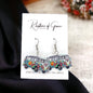 Hippie Van Earrings - Van Accessories, Roadtrip Earrings, Travel Accessories, Flower Power - Rhythms of Grace Creative