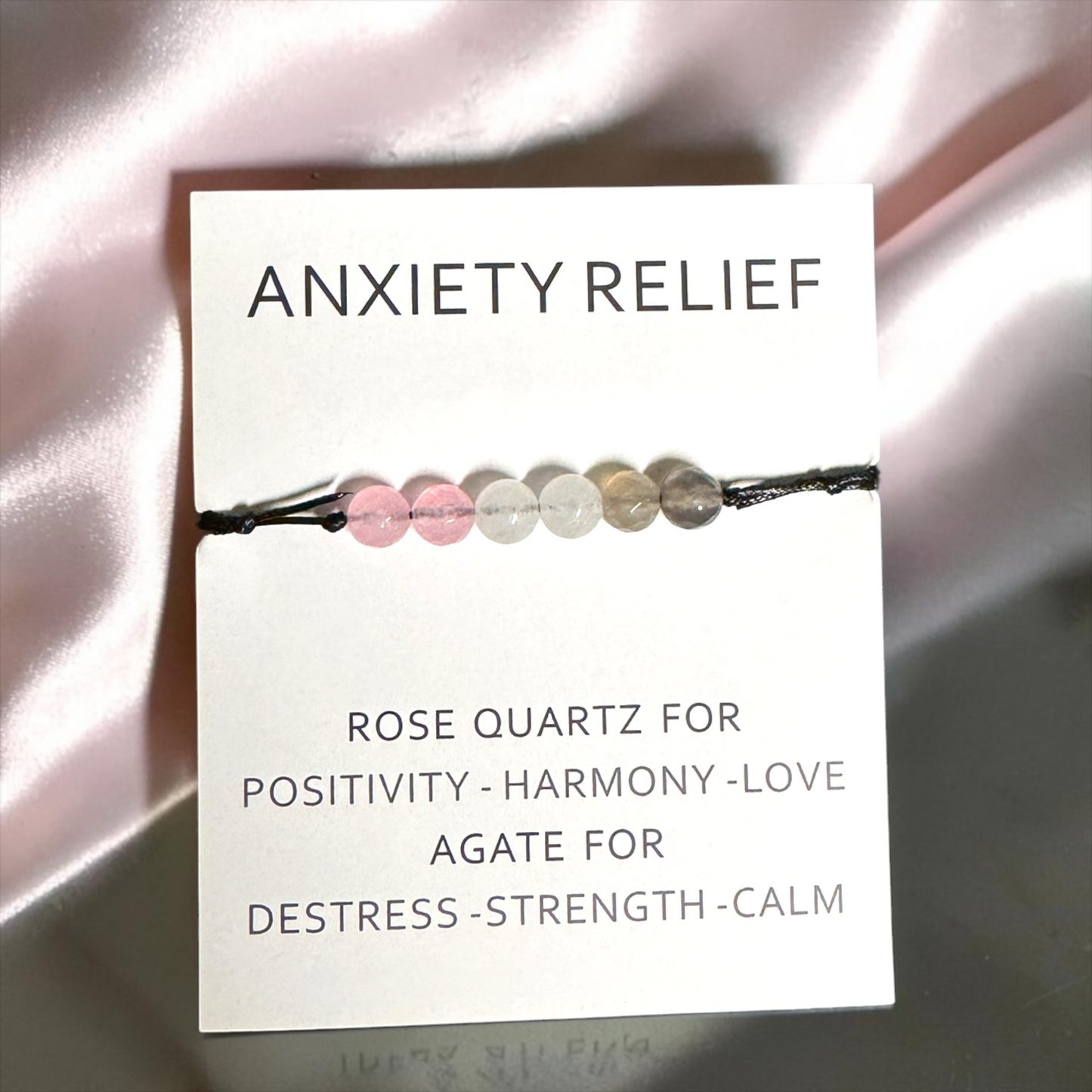 Tranquil Vibes: Beaded Anxiety Relief Bracelet - Your Stylish Stress Buddy!