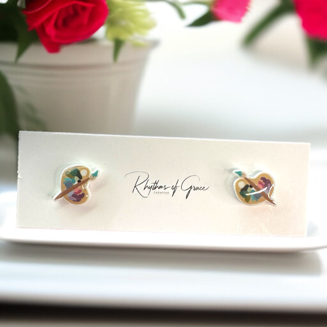 Artistic Vibes: Unique Stud Earrings for Creative Souls!