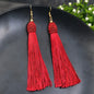 Tassel Power: Colorful Statement Dangle Earrings in 7 Bold Shades