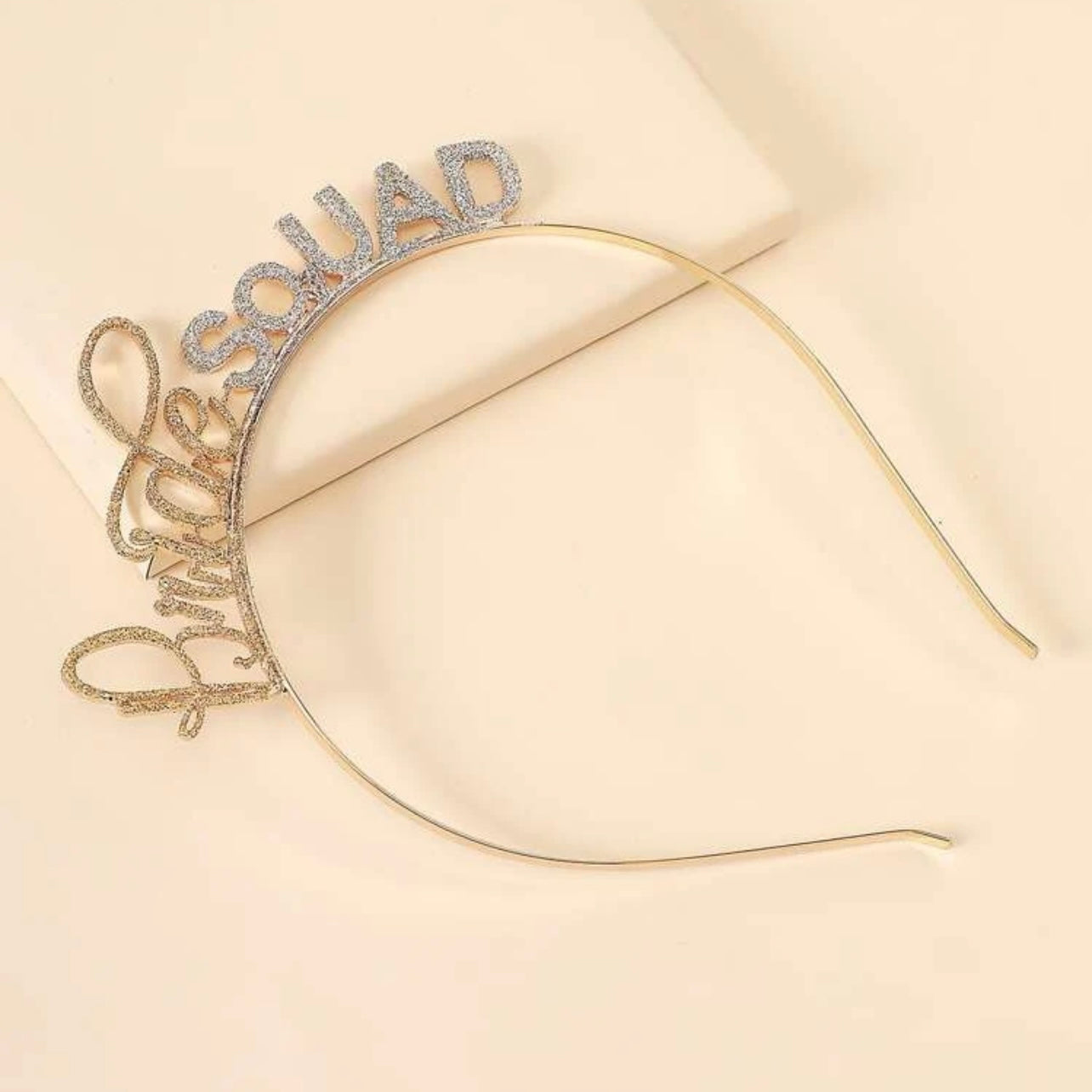 Bride Squad Headband - Bridal Shower Headband, Bride Headpiece, Bachelorette Headpiece, Bachelorette Party, Bridal Shower - Rhythms of Grace Creative