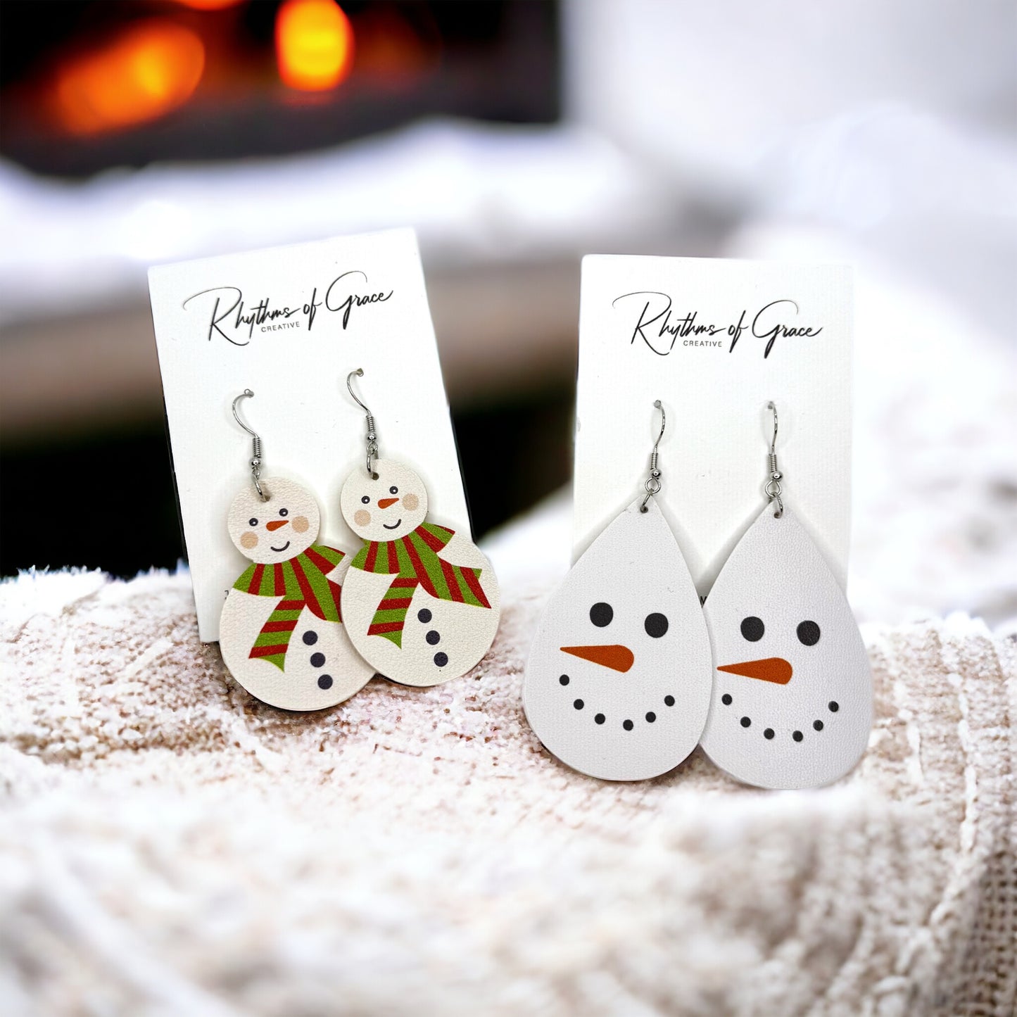 Frosty Fun for Your Ears: Snowman Dangle Earrings! ⛄✨