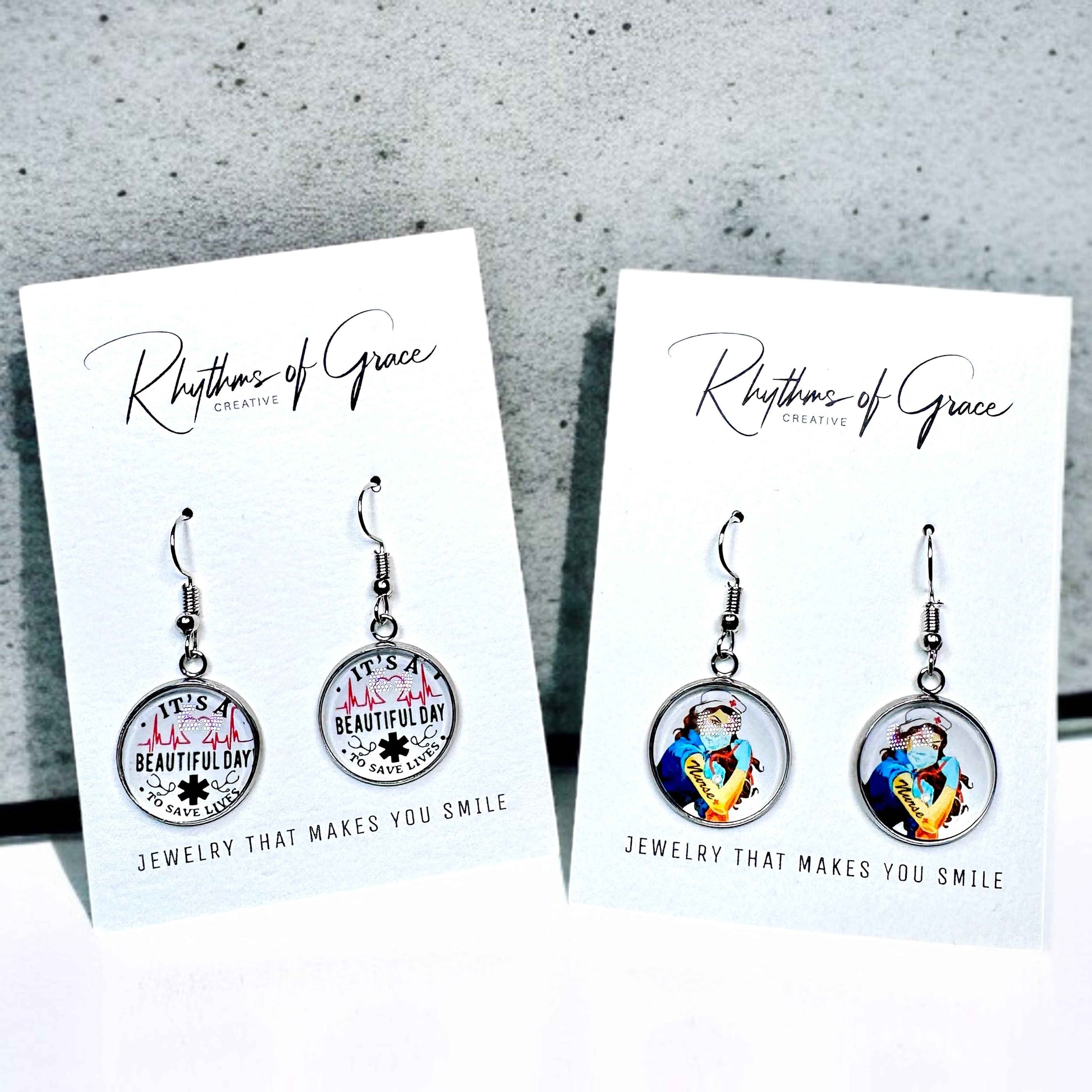 Save Lives in Style: Adorable Nurse & Grey's Anatomy Earrings!