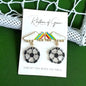 Score a Goal with Our Stunning Soccer Dangle Earrings! ⚽️