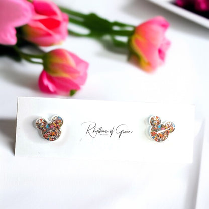 Enchanting Mouse Ears Stud Earrings – Add Some Magic to Your Day!
