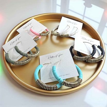 Color Pop Hoops – Bright, Bold & Handmade with Love 🎉