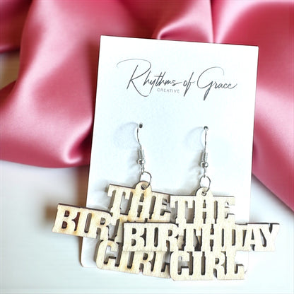 Party Vibes: 'Birthday Girl' Earrings for the Ultimate Celebration! - Rhythms of Grace Creative