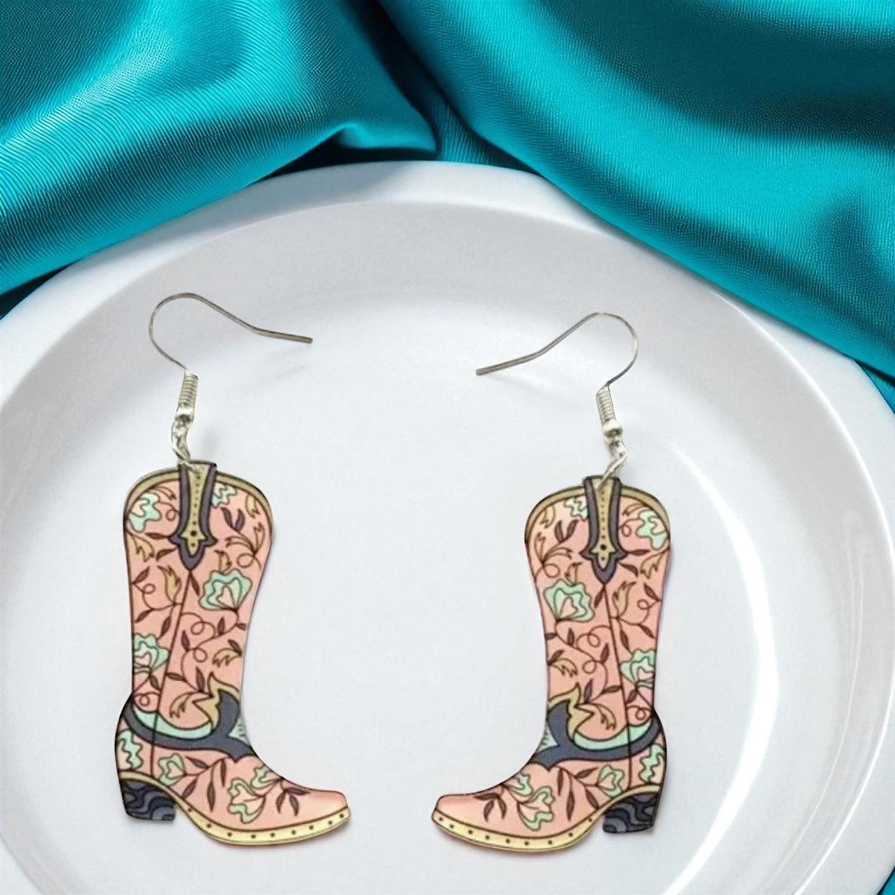 Boot Scootin' Bling: Cowgirl Boots Earrings for Your Inner Rockstar!