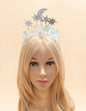 Halloween Headband - Glitter Headband, Tinsel Headpiece, Star Headpiece, Halloween Party, NYE Headband, Celestial Headpiece - Rhythms of Grace Creative