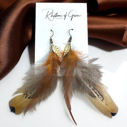 Feather Dangle Earrings – Boho Chic in Every Color! 🪶