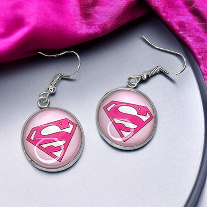 Fight Like a Girl (and Look Fabulous Doing It!) - Breast Cancer Awareness Earrings 💖