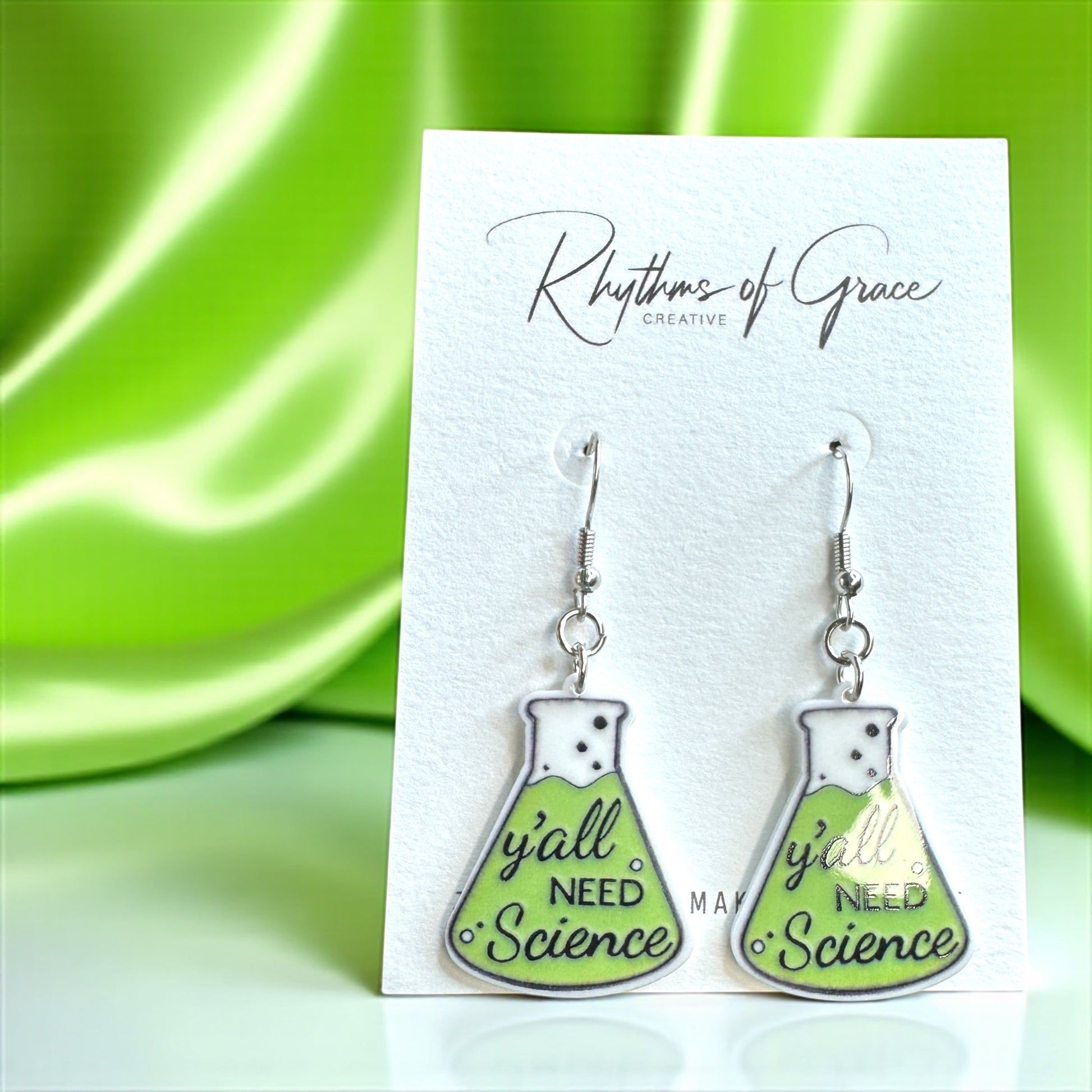 Science Earrings: Celebrate Your Inner Scientist! 🔬 - Rhythms of Grace Creative