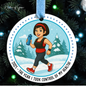 2025 Health & Fitness Milestone Ornament – Custom Workout, Wellness, and Goal-Crushing Christmas Gift