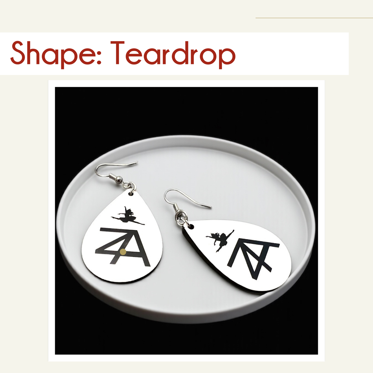 Your Style, Your Design: Custom Sublimation Earrings!