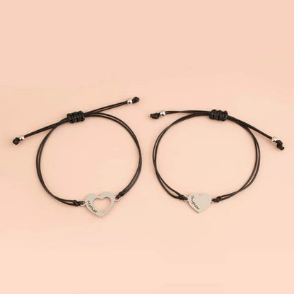 Forever Connected: Adorable Mother-Daughter Matching Bracelet Set!