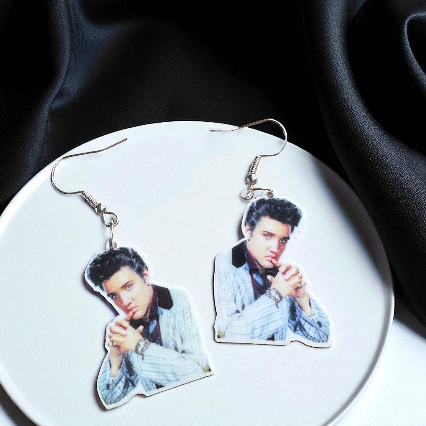 Rock Your Style: Elvis Presley Dangle Earrings - 12 Iconic Designs! 🎸