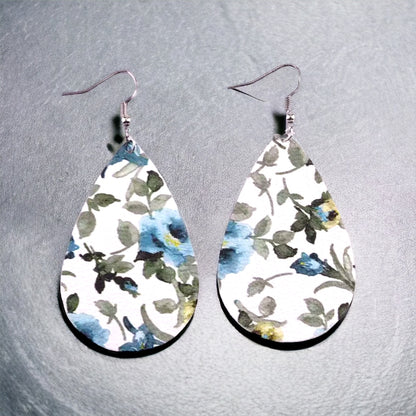 Bloom Into Style: Delicate Floral Teardrop Earrings!